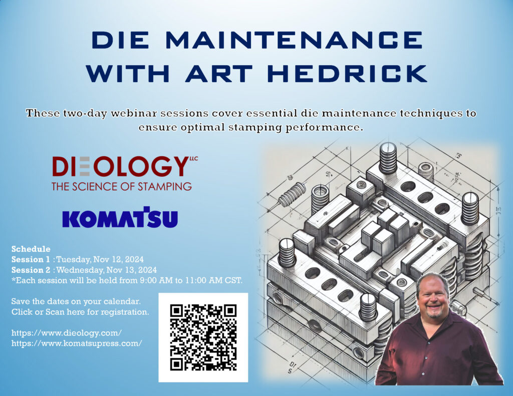 die maintenance with art hedrick